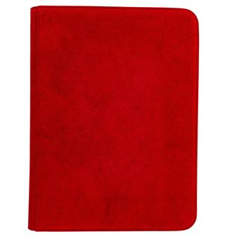 Vivid Deluxe 9-Pocket Zippered Pro-Binder Ultra Pro Red (EN) - 1