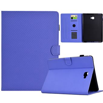Capa ZURSANA para Samsung Galaxy Tab A 10,1 " 2016, SM T580, T585, T587 | Fina em Pele PU | Suporte Multiangular para Cartões | Roxo - 1