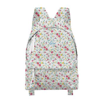 Mochila Ambar PU Lusa White Flowers - 1
