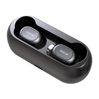 Auriculares Bluetooth QCY T1C | Preto - 1