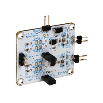 Amplificador de Áudio Velleman Classe D Estéreo 2.8 W