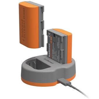 Hahnel CANON HLX-E6N POWER KIT Cinzento, Laranja Outdoor battery charger