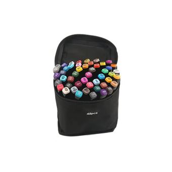 Caneta Hidrográfica de Álcool SZSMART MB0 com Ponta Dupla para Desenho | 48 Cores - 1