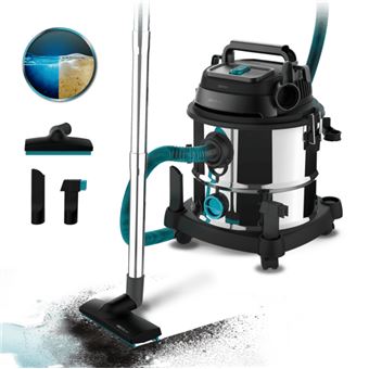 Aspirador sem Saco Cecotec Conga Rockstar Wet & Dry Steel Max | 20 L - 1