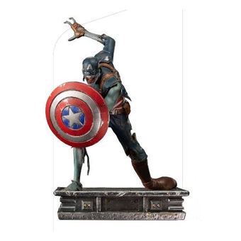 Figura Iron Studios MARCAS50221-10 | Marvel Comics - What If...? - Zombie Captain America - 1