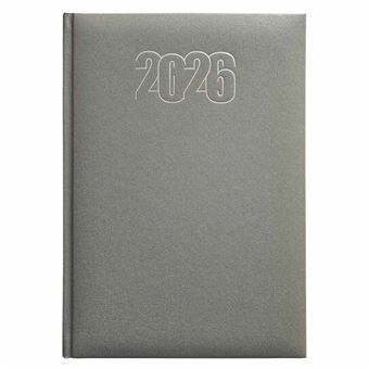 Agenda Diária A5 2026 Papiro Astro Prateada - 1