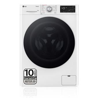 Máquina de Lavar Roupa LG F4WR5509A1W | 9 Kg | 1360 RPM | A | Branco - 1