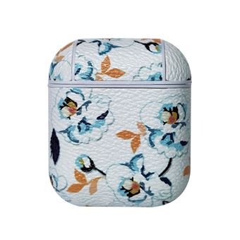 Capa protetora Antichoque WISETONY para Apple AirPods 1 / 2 Flor branca - 1