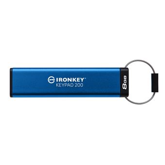 Unidade de Memória Usb Kingston Technology IronKey Keypad 200 | Azul - 1
