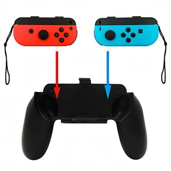 Acessórios comando de jogo Grip V-REEL para Nintendo Switch Joy-Con | Preto| 2 peças - 1
