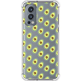 Capa Tumundosmartphone de silicone anti-choque para OnePlus Nord 2 5G design Avocado Drawings - 1
