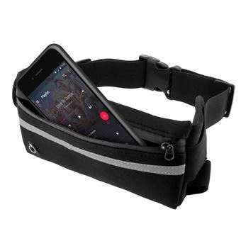 Bolsa Avizar Sport para Smartphone Universal | Zipper Ajustável e Impermeável - Preto - 1