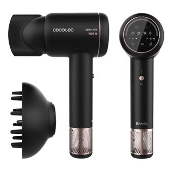 Secador de Cabelo Cecotec Bamba IoniCare RockStar Ion Touch | 1600 W | Preto - 1