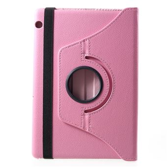 Capa Magunivers PU rosa para Huawei MediaPad T5 10 - 1