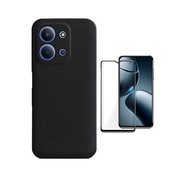 Kit Película de Vidro Temperado Gorilasglass + Capa Proteção Silicone GIFT4ME para Xiaomi Redmi 15C 4G | Preto - 1