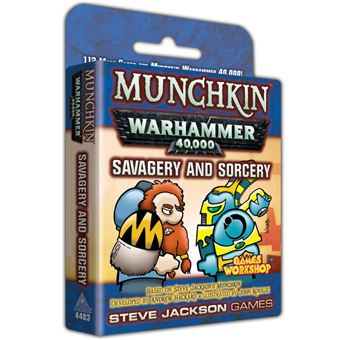 Munchkin Warhammer 40K Steve Jackson Games Savagery and Sorcery - 1