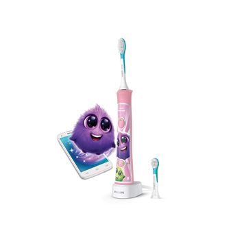 Escova de Dentes Elétrica Philips Sonicare For Kids For Kids HX6352/42 Escova de dentes elétrica sónica | Rosa - 1