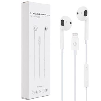 Auriculares com Microfone Skyhe ML715 Ficha para Lightning - Branco - 1