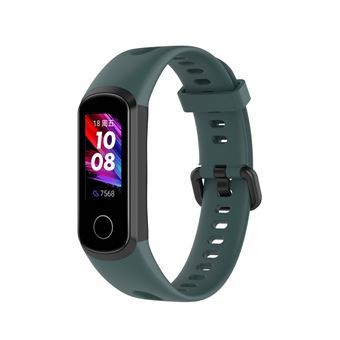 Pulseira de Silicone Magunivers com Fivela Verde Escuro para Huawei Honor 5I/Watch Band 4 - 1