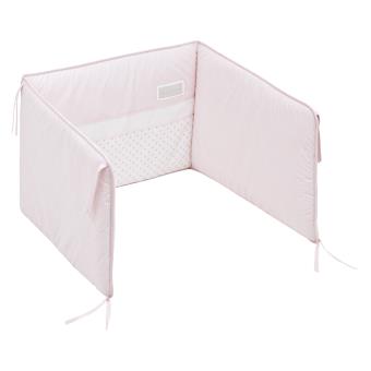 Protetor para Berço Cambrass 67x40 cm Star Rosa - 1
