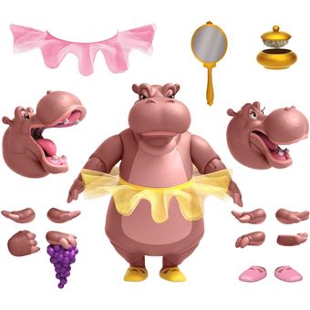 Figura Super 7 Hipopotamo Hyacinth Ultimate Fantasia 80 Aniversario Disney | 18 cm - 1