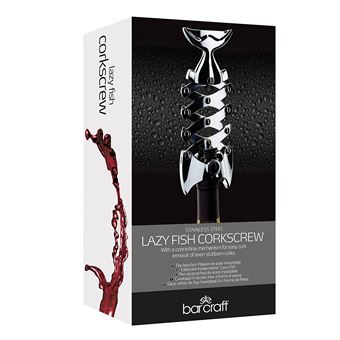 Saca-Rolhas Kitchen Craft BCLAZYFISH em Forma de Peixe | Aço Inoxidável - 1