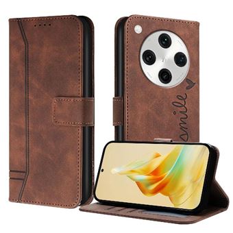 Capa ZURSANA para OPPO Find X8 Pro | Pele PU | Magnética TPU | À Prova de Choque | Castanho - 1