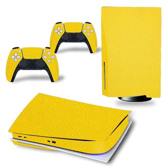 Autocolantes de Proteção HSMY para Consola Sony PS5 Edition Standard - Amarelo -2 -yellow - 1