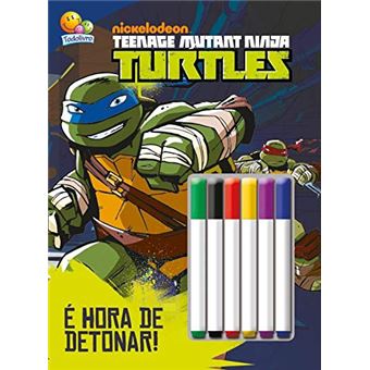 Colorir e atividades com canetinha: Ninja Turtles - 1