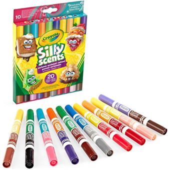 Marcadores Crayola Dupla-Ponta SillyScents | 10 unidades - 1