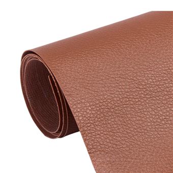 Kit Reparação couro CO-Phénix para assento de carro ou mobiliário | 100x137cm | Castanho Claro - 1