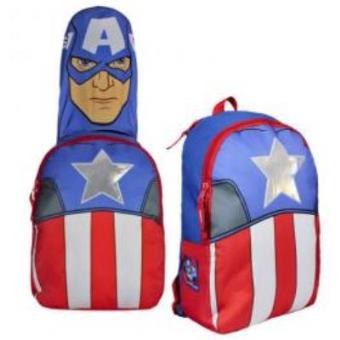 Mochila com Capuz Marvel Capitão América Vingadores