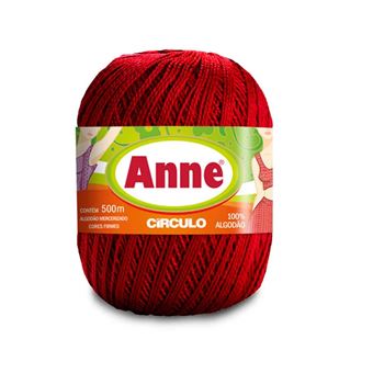 Fio de Crochet Círculo Anne 500 | 147G | Vermelho - 1