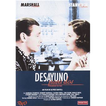 Breakfast for Two (1937) / Desayuno para Dos (RKO) (DVD) - 1