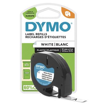 Etiquetadora DYMO 12mm LetraTAG Plastic tape - 1