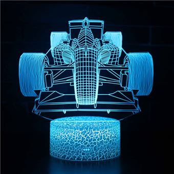 Lâmpada 3D HSMY | Infantil | Multicolorido com Controlo Remoto | Carro | 102 - 1