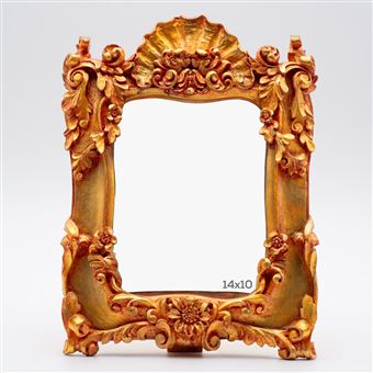 Moldura Vintage Dourada Presentear - 1