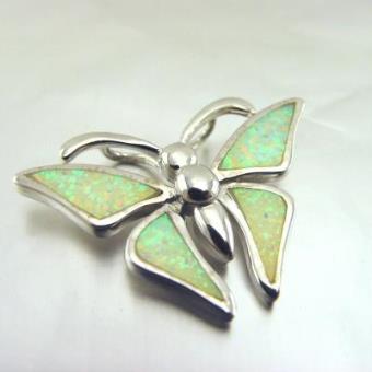 Les Trésors De Lily - Pingente prata "Déesse Opale" branco - 1