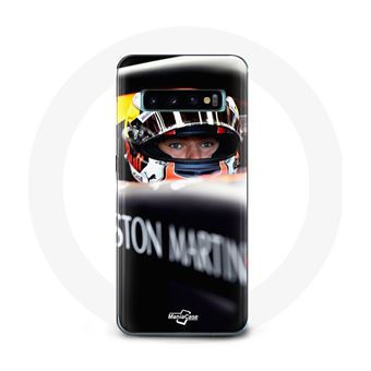 Capa Maniacase para Samsung Galaxy S10 Fórmula 1 Max Verstappen Piloto de Corrida - 1