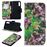 Capa PU Magunivers suporte para impressão de padrões borboleta e flor para Samsung Galaxy A50_0