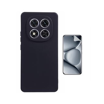 Kit Película Hydrogel Frente + Capa Silicone Líquido PHONECARE para Xiaomi Redmi Note 15 Pro + Plus | Preto - 1