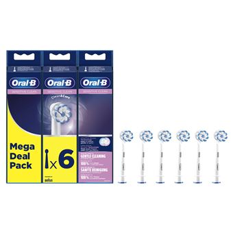 Cabeça de Escova de Dentes Oral-B Sensitive Clean 80339506 | Branco - 1