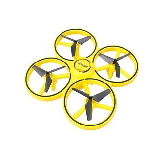 Drone Andowl SKY-8 | 2.4GHz | Controlo por Gestos | Luz LED | Sensor de Gravidade | Amarelo - 1