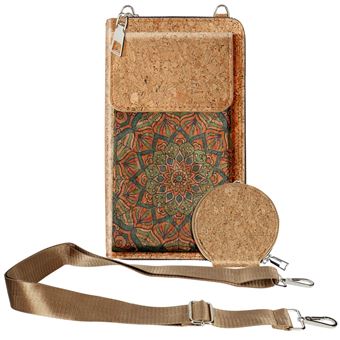 Bolsa magnética tripla Avizar Desenho de mandala simplificado | Multicor - 1