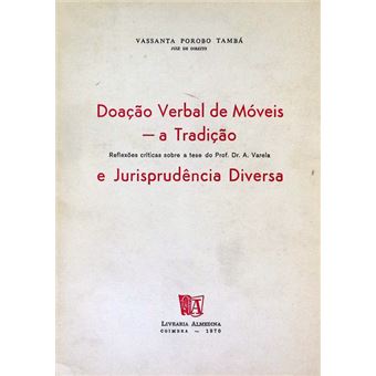 Doação verbal de móveis - a tradição. - 1