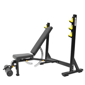 Banco de Supino Ajustável Yourfit Equipment | Preto - 1