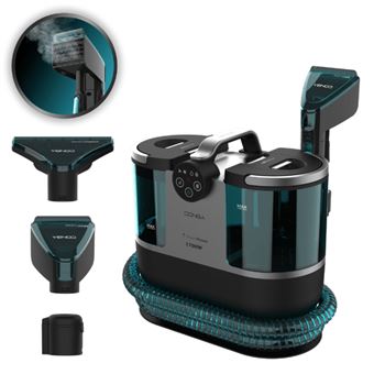 Máquina de Limpeza de Carpete Cecotec Conga 7000 Carpet&Spot Clean Steam XXL | Aço inoxidável - 1