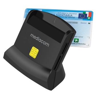 Leitor de Smart Card Mediacom MD-S401 | Preto - 1