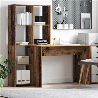 Mesa vidaXL | Madeira antiga | 138.5 x 55 x 143 cm | Madeira processada - 1