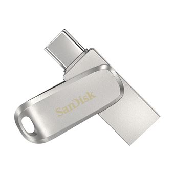 Unidade de Memória Usb SanDisk Ultra Dual Drive Luxe | Aço inoxidável - 1